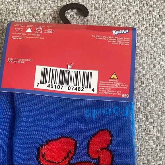 Kool Aid Guy Novelty Crew Socks - Picture 5 of 7